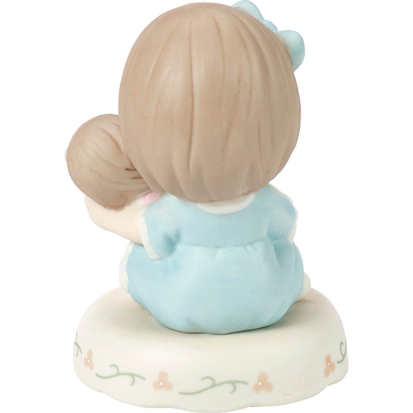 Growing In Grace, Age 4, Brunette Girl Figurine