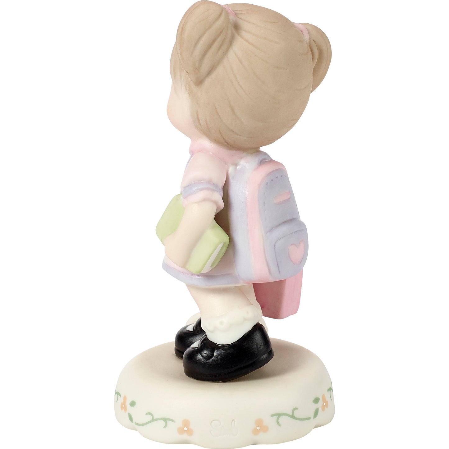 Growing In Grace, Age 5, Brunette Girl Figurine