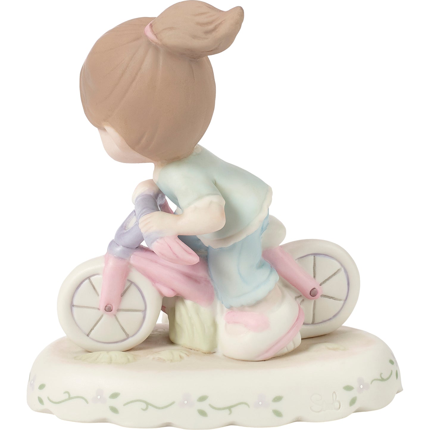 Growing In Grace, Age 6, Brunette Girl Figurine