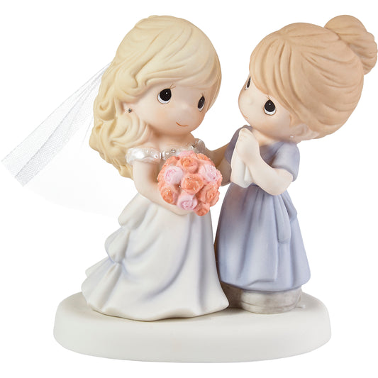 My Daughter, My Pride, A Beautiful Bride Figurine, Mother and Daughter