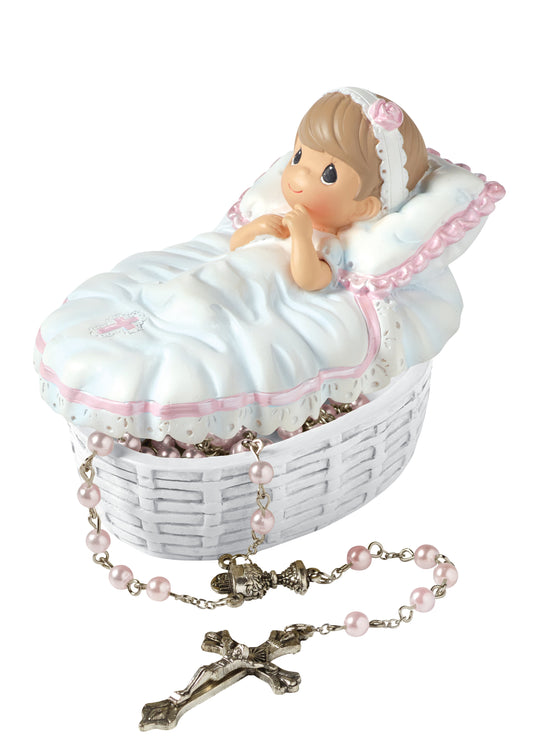Baptized In His Name, Box With Rosary