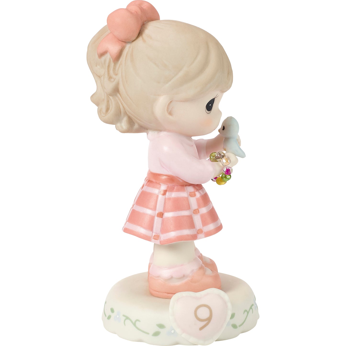 Growing In Grace, Age 9, Brunette Girl Figurine