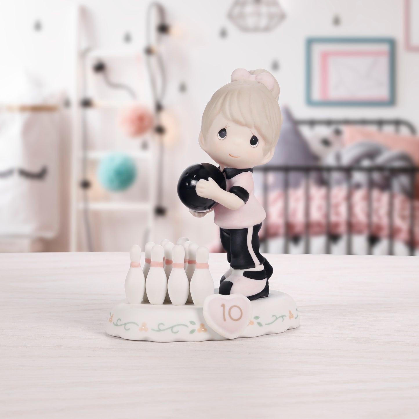 Growing In Grace, Age 10, Brunette Girl Figurine