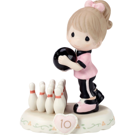 Growing In Grace, Age 10 Blonde Girl Figurine