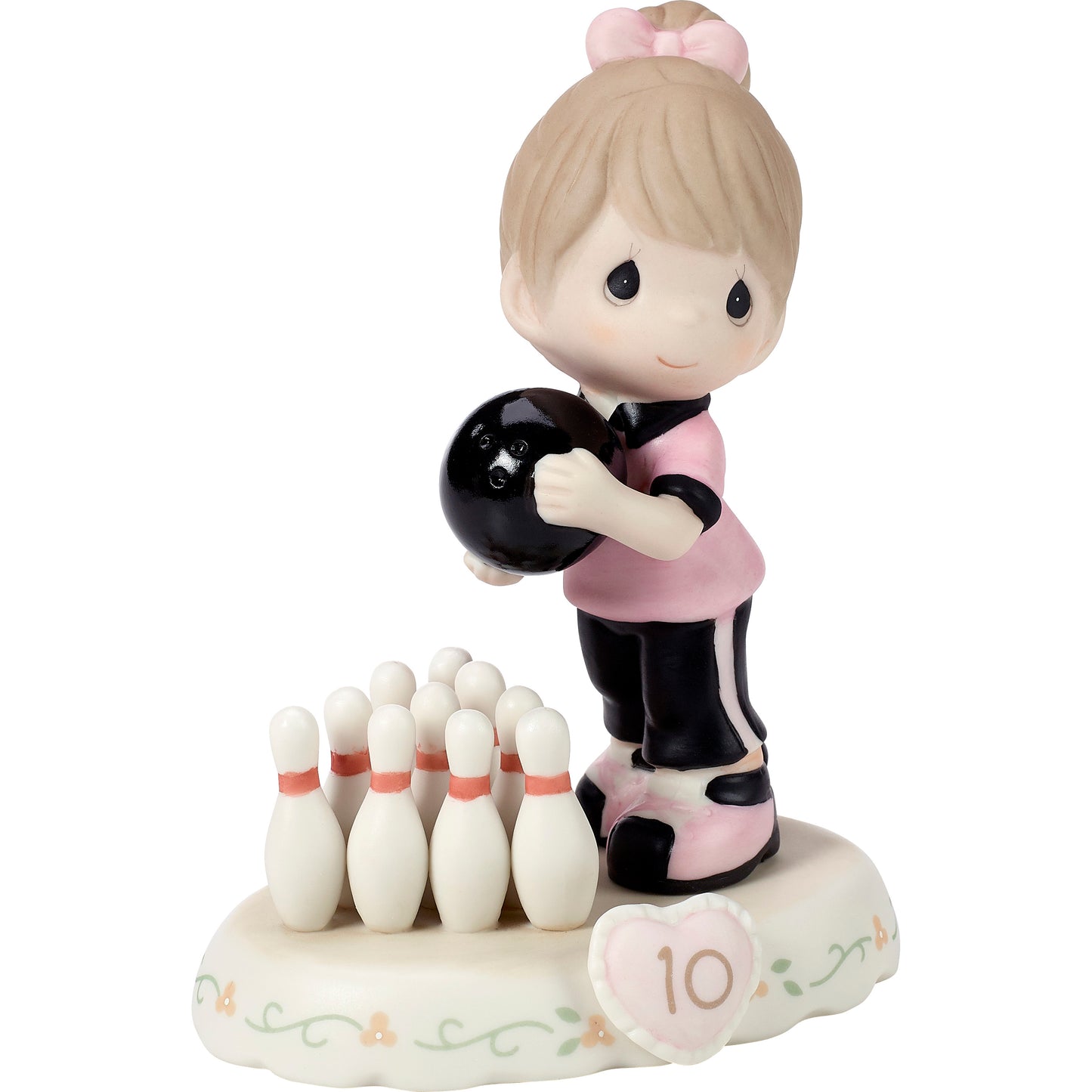 Growing In Grace, Age 10, Brunette Girl Figurine