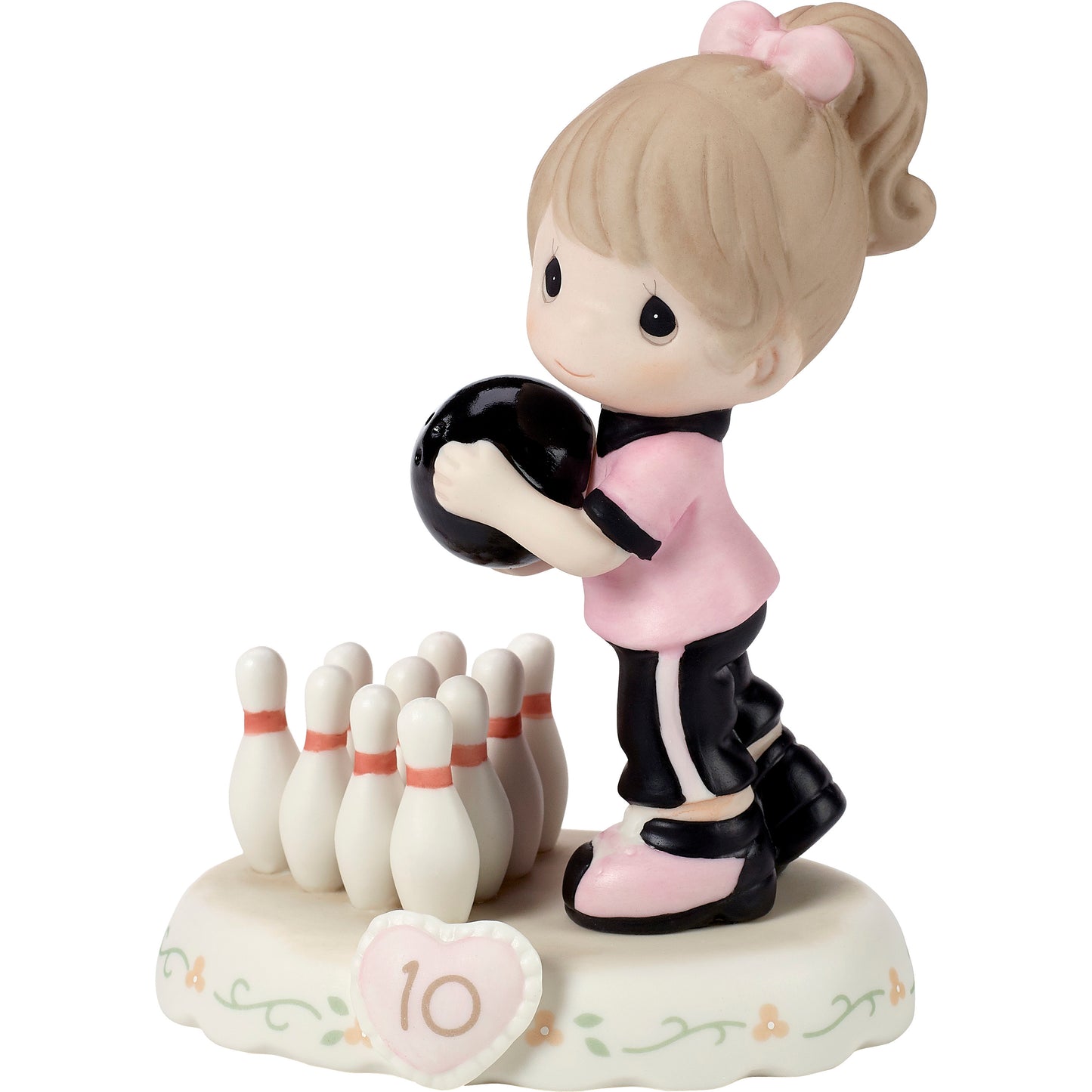 Growing In Grace, Age 10, Brunette Girl Figurine
