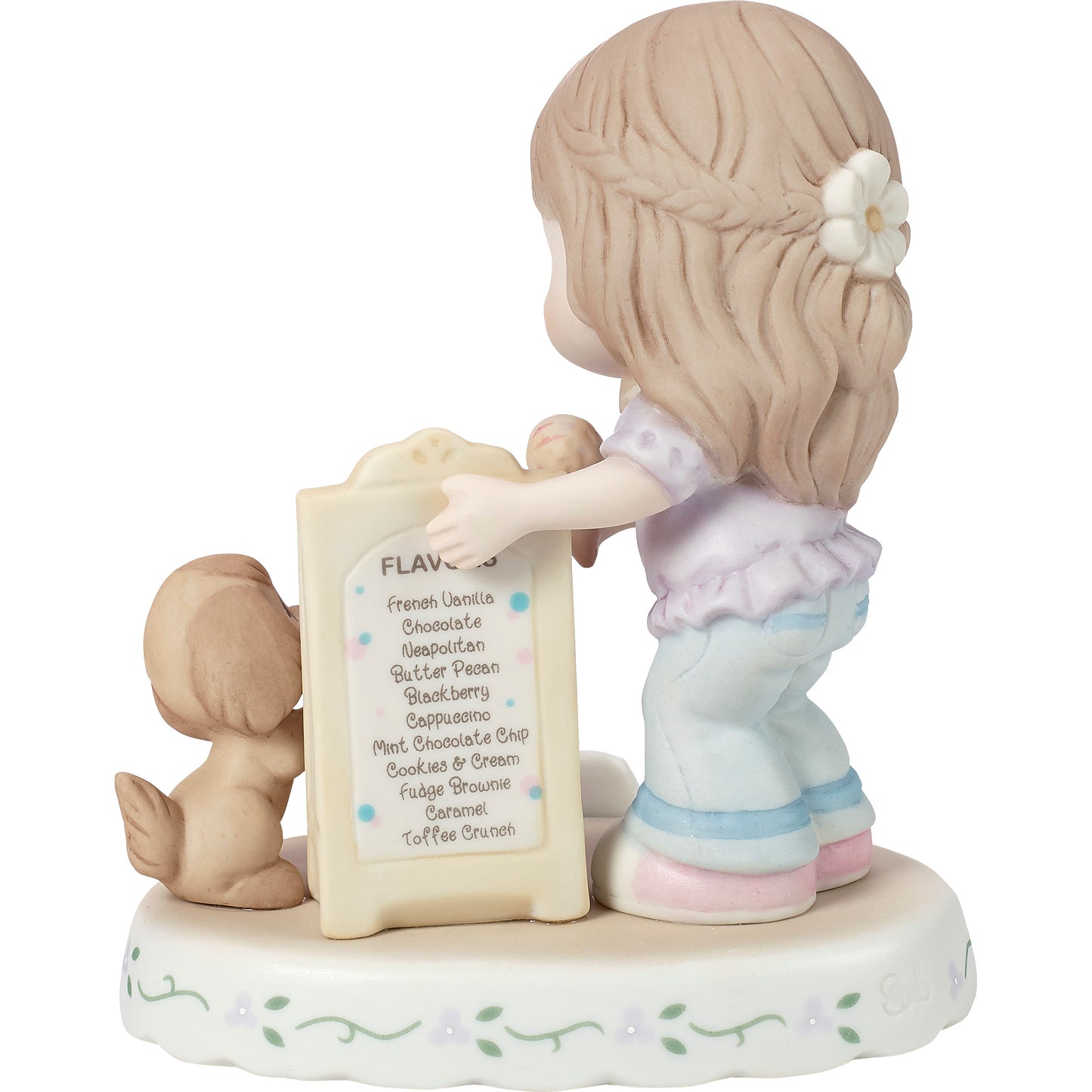 Growing In Grace, Age 11, Brunette Girl Figurine