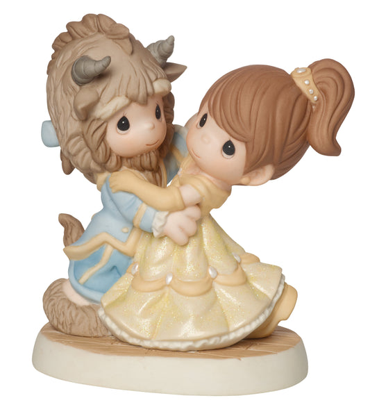 Disney Beauty And The Beast You Are My Fairy Tale Come True, Bisque Porcelain Figurine