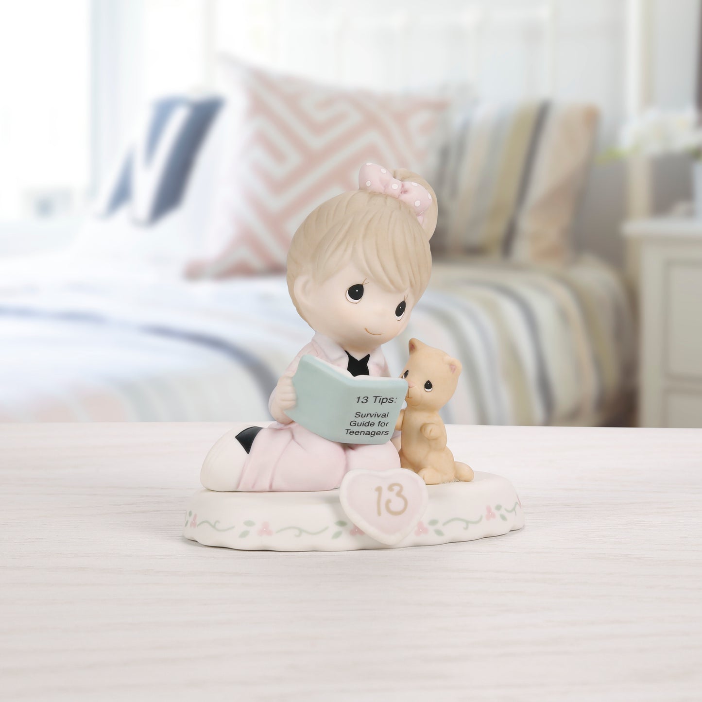 Growing In Grace, Age 13, Brunette Girl Figurine
