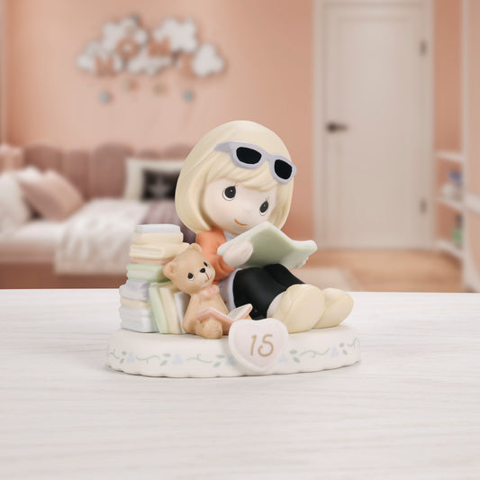 Growing In Grace, Age 15, Blonde Girl Figurine