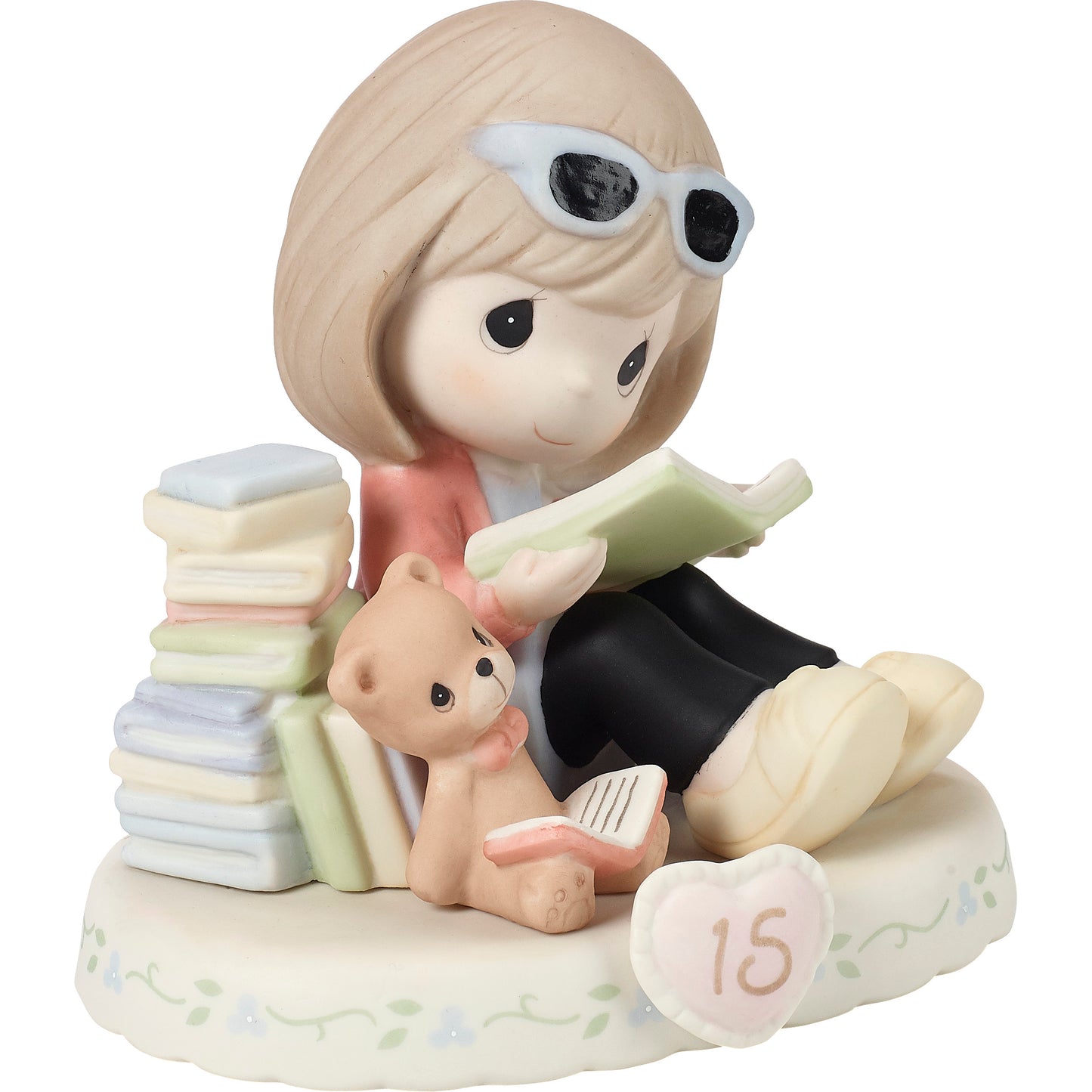 Growing In Grace, Age 15, Brunette Girl Figurine
