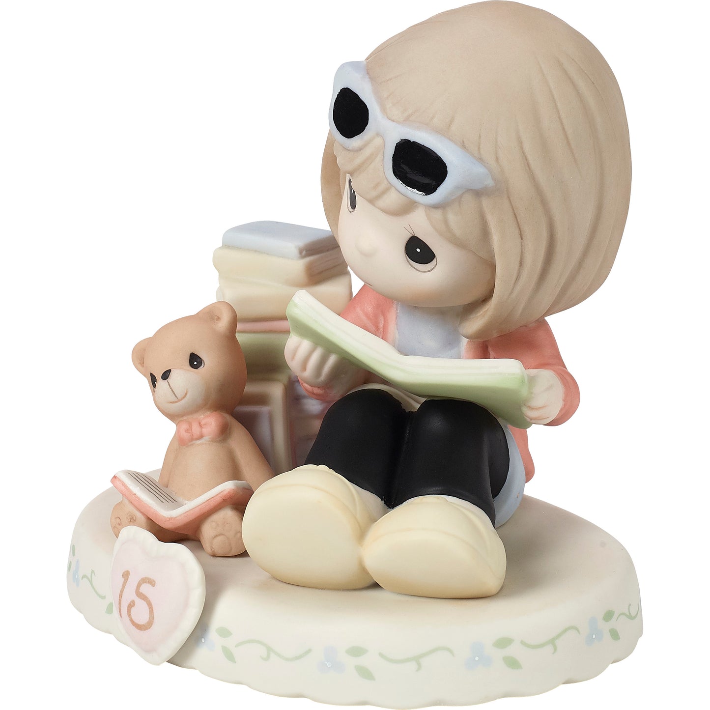 Growing In Grace, Age 15, Brunette Girl Figurine