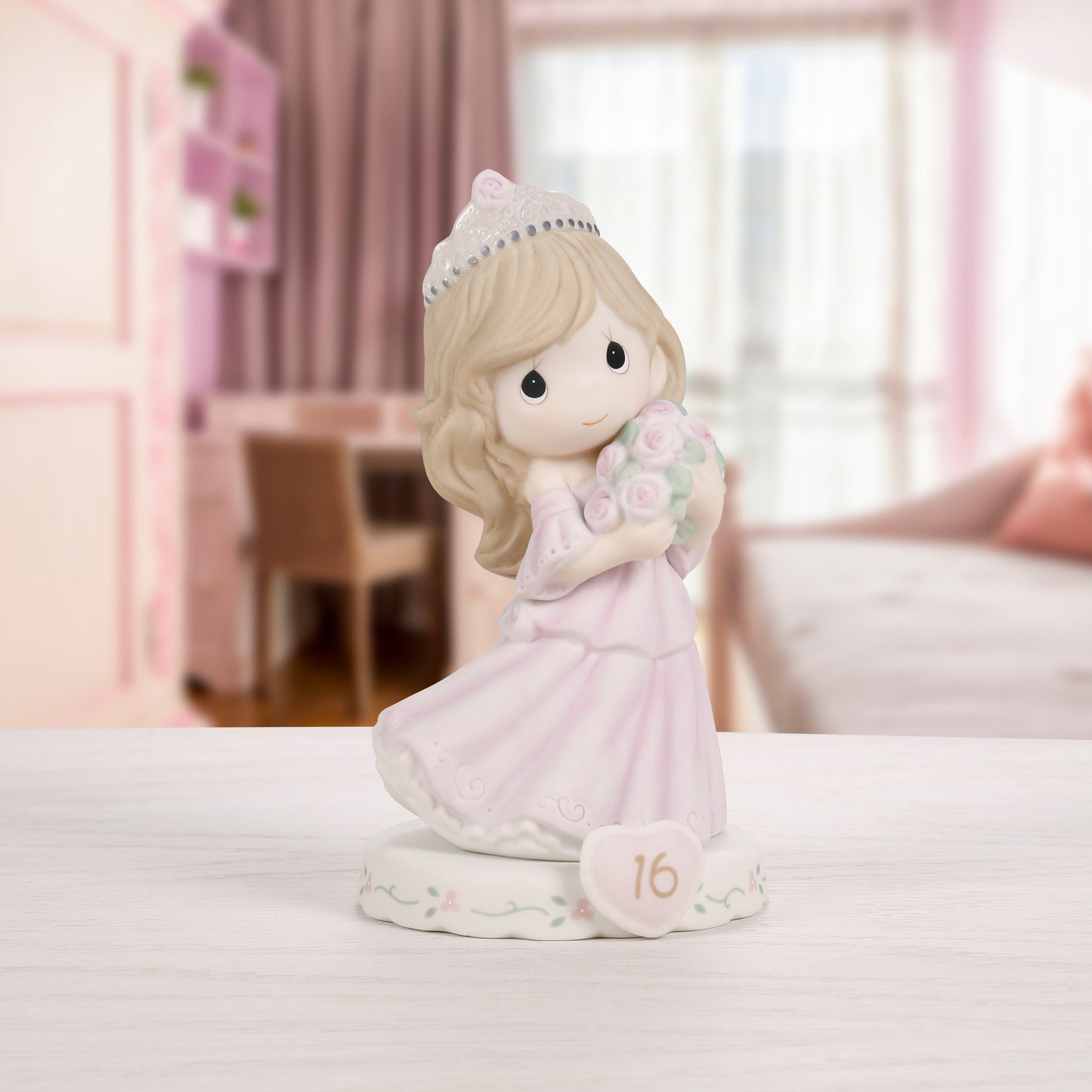 Growing In Grace, Age 16, Brunette Girl Figurine