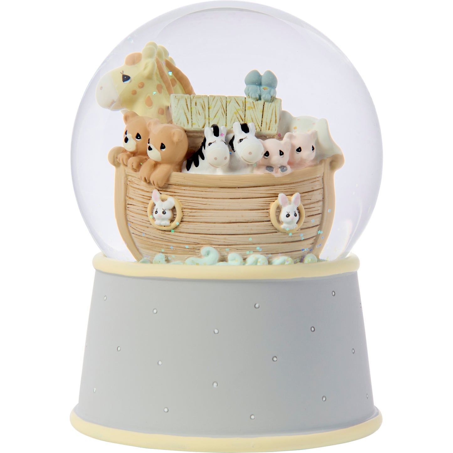 Overflowing With Love Noahs Ark Baby Snow Globe