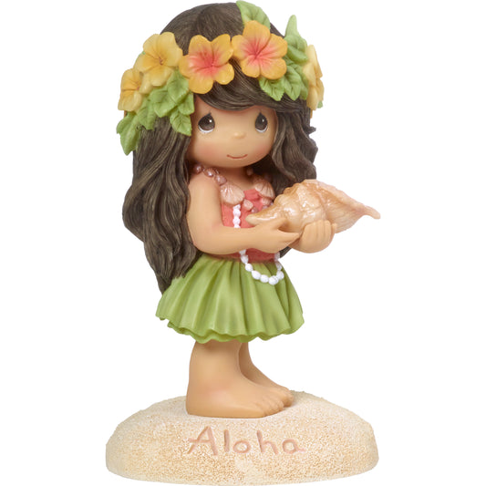 Aloha, Hawaiian Girl Figurine