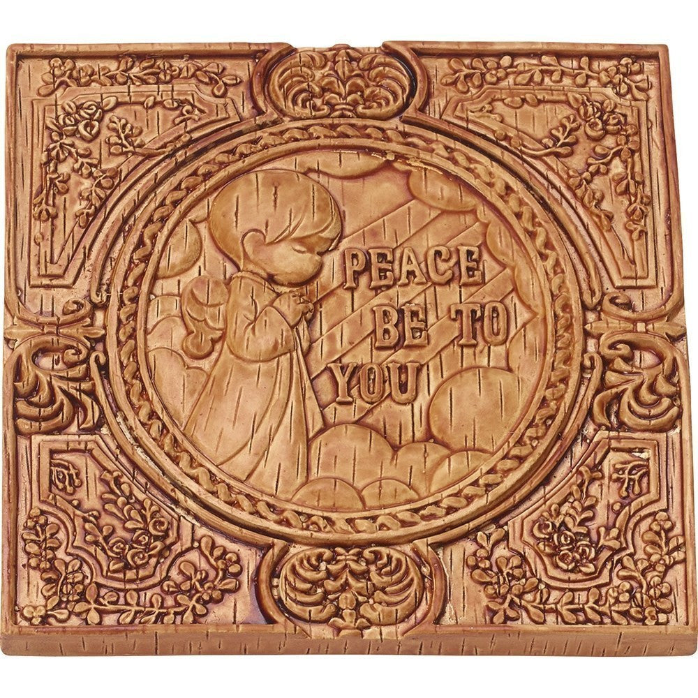 Peace Be To You, Wall Plaque, Resin