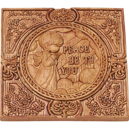 Peace Be To You, Wall Plaque, Resin