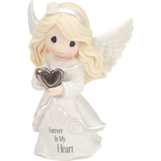 Forever In My Heart , Bisque Porcelain/Metal Figurine