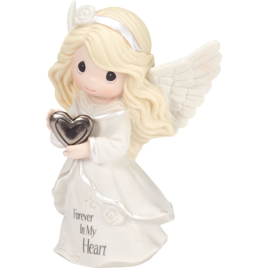 Forever In My Heart , Bisque Porcelain/Metal Figurine