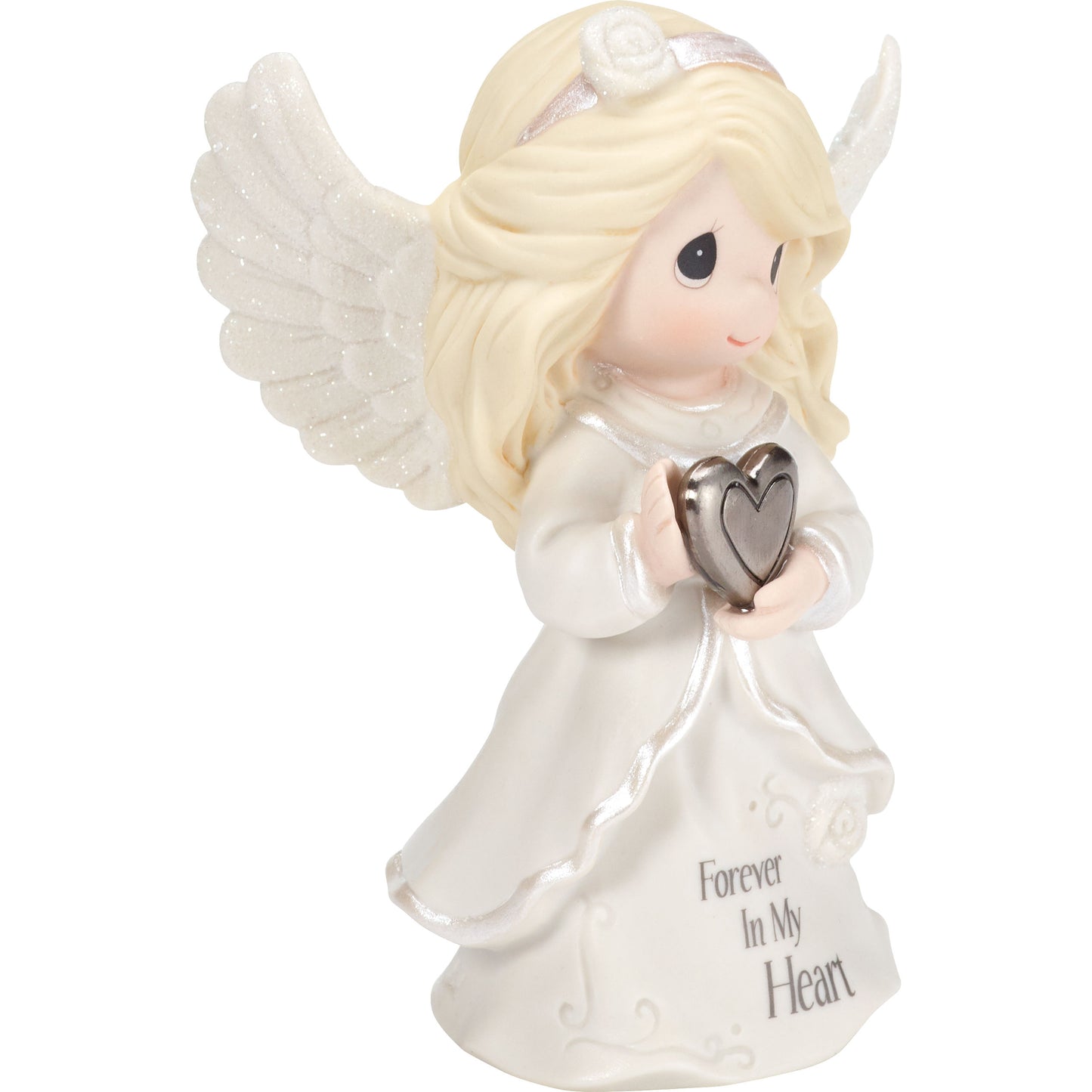 Forever In My Heart , Bisque Porcelain/Metal Figurine