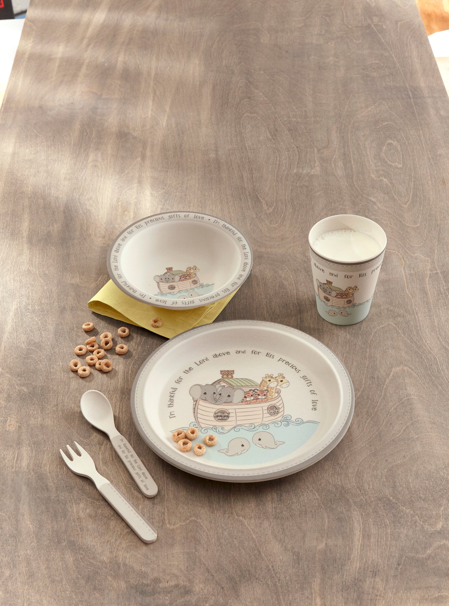 5-Piece Noah's Ark Mealtime Gift Set