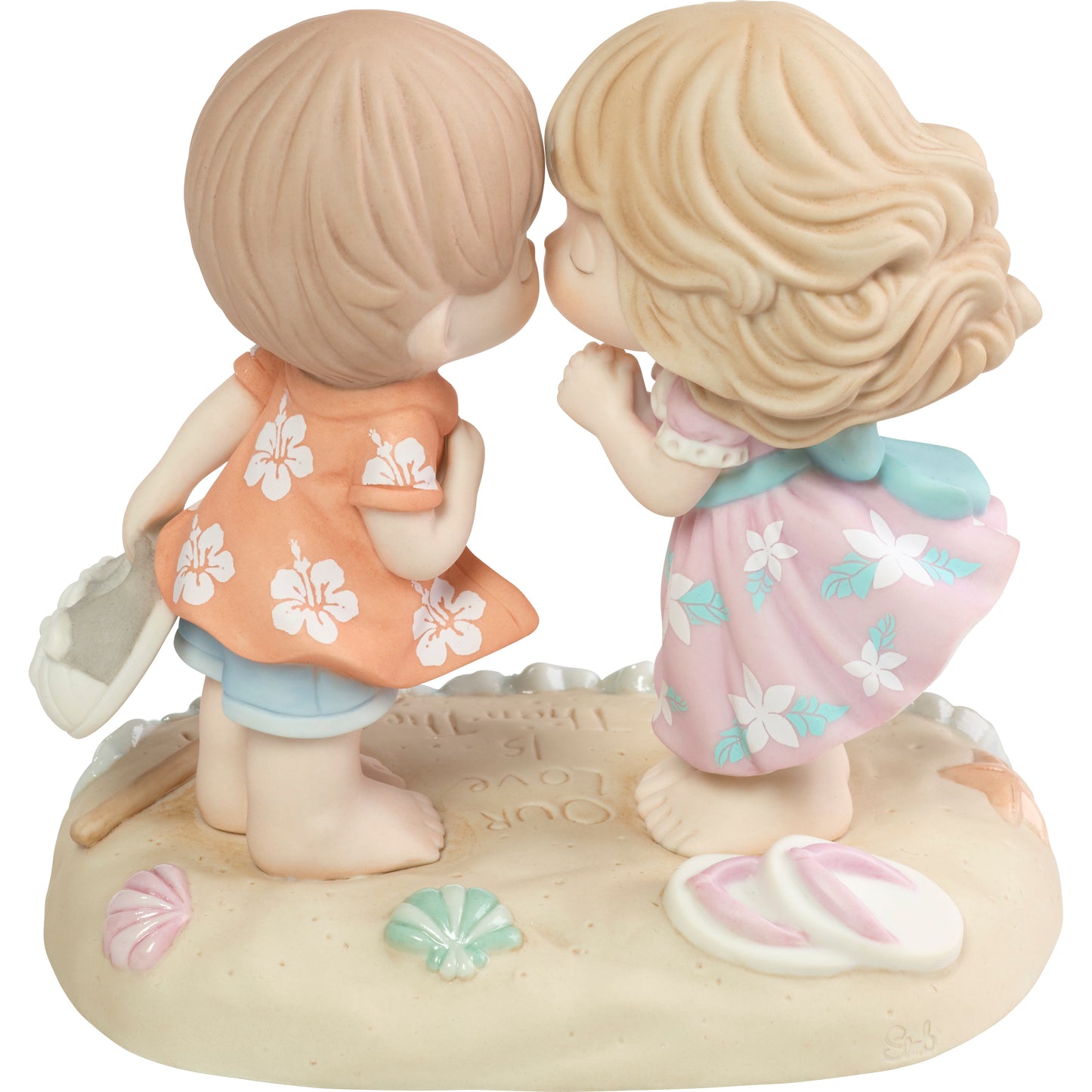 Our Love Is Deeper Than The Ocean, Bisque Porcelain Figurine