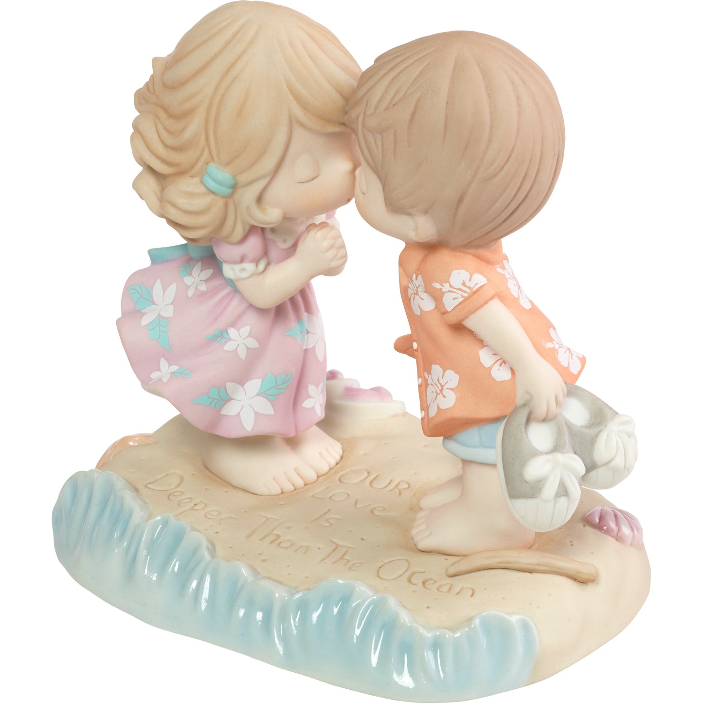 Our Love Is Deeper Than The Ocean, Bisque Porcelain Figurine