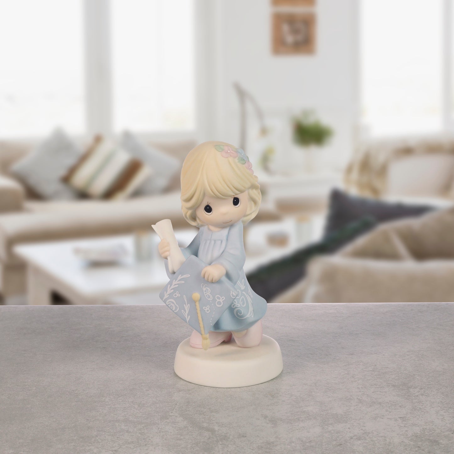 The Future Belongs To You Blonde with Blue Gown Figurine