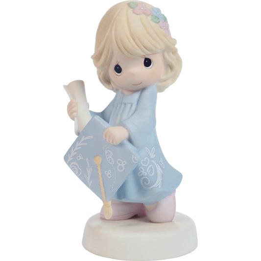 The Future Belongs To You Blonde with Blue Gown Figurine