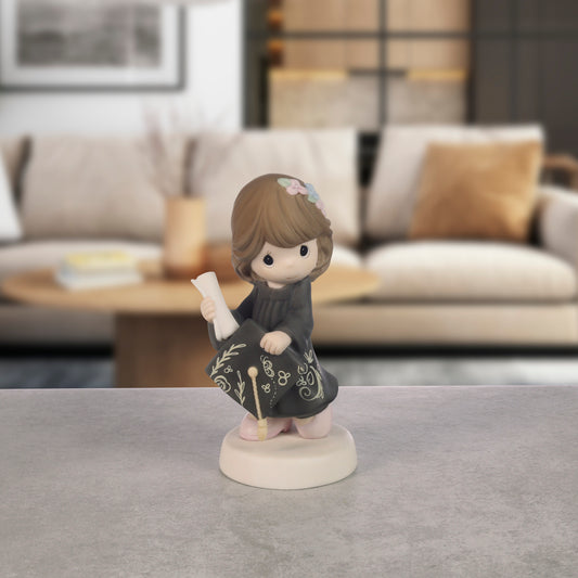 The Future Belongs To You Brunette with Black Gown Figurine