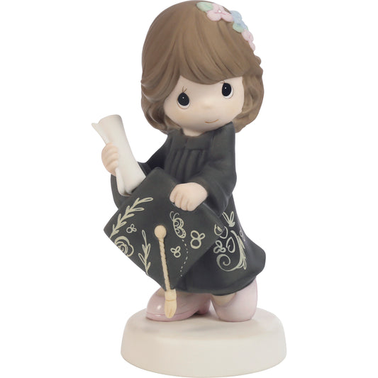 The Future Belongs To You Brunette with Black Gown Figurine