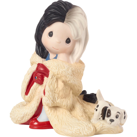 Disney Cruella De Vil Figurine, You're Such A Dahling, Bisque Porcelain