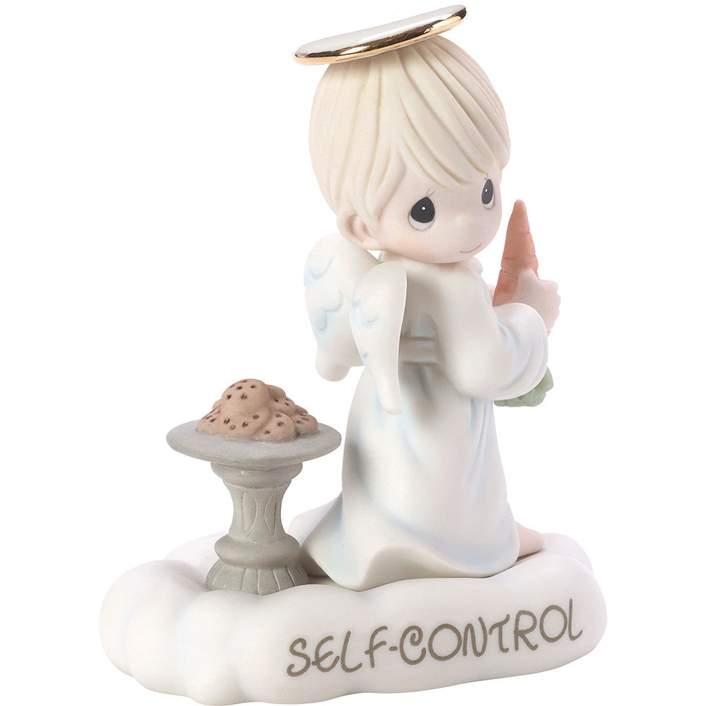 You'll Find The Strength From Deep Within With Self-Control And Discipline, Bisque Porcelain Figurine