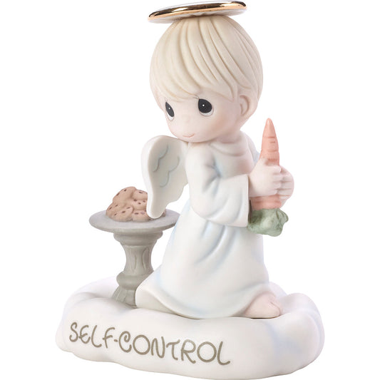 You'll Find The Strength From Deep Within With Self-Control And Discipline, Bisque Porcelain Figurine