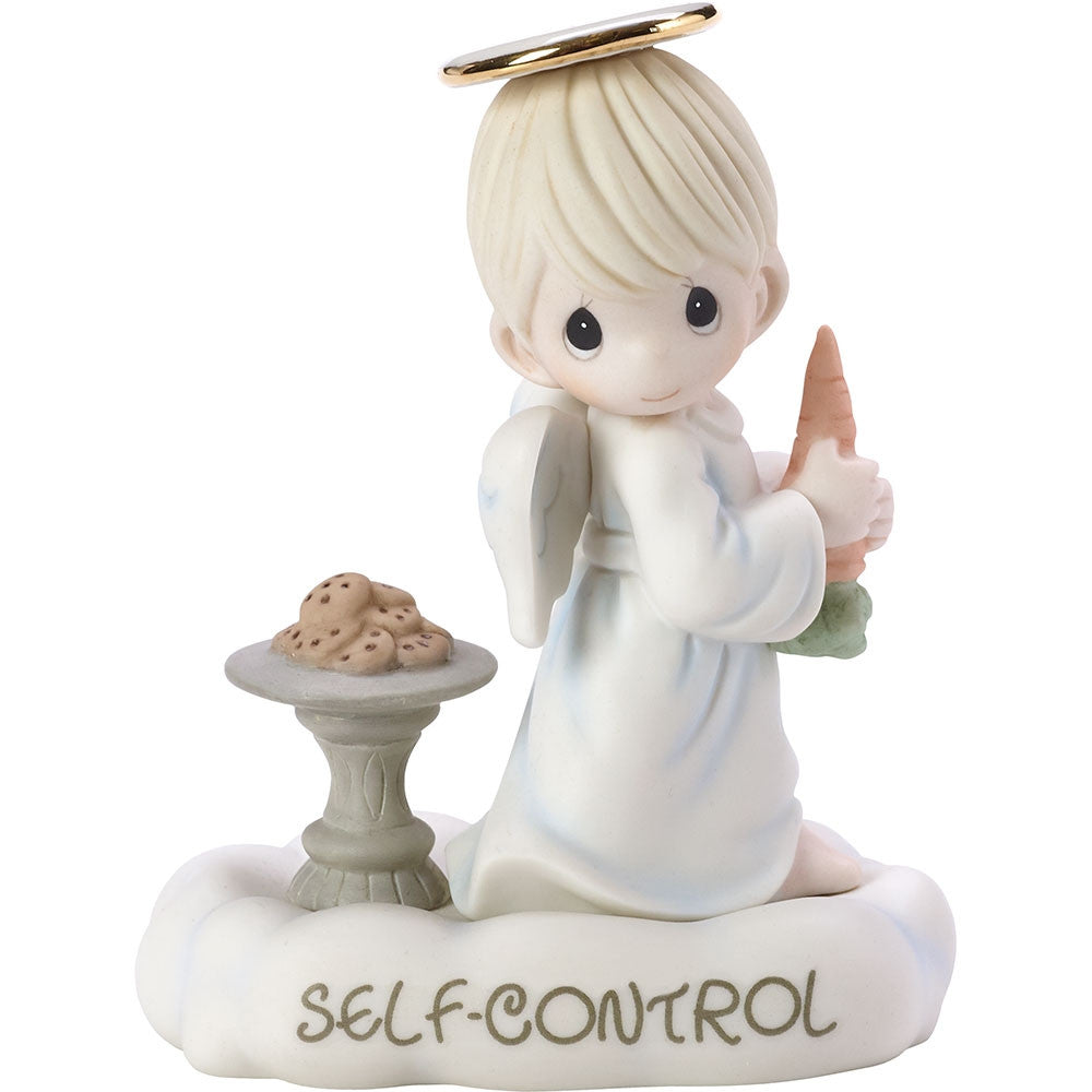 You'll Find The Strength From Deep Within With Self-Control And Discipline, Bisque Porcelain Figurine