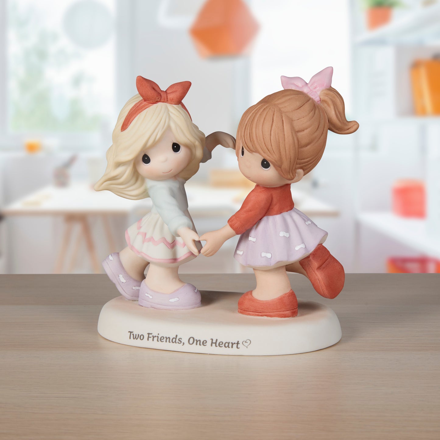 Two Friends, One Heart Figurine
