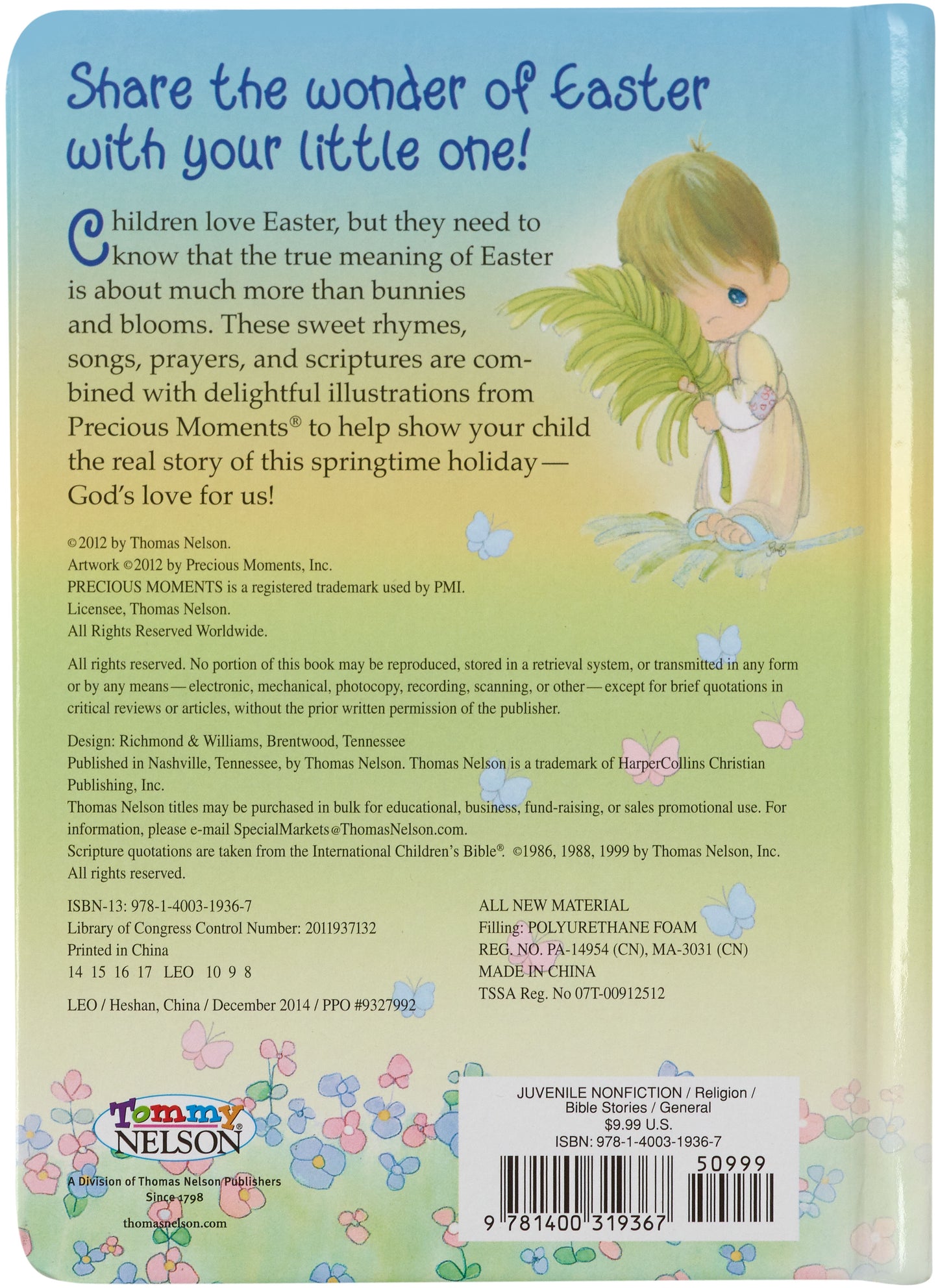 My Easter Bible Storybook, Padded Board Book