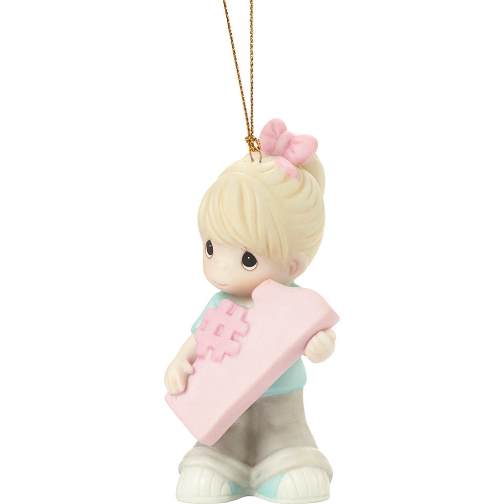 #You're Awesome Girl Ornament, Blonde