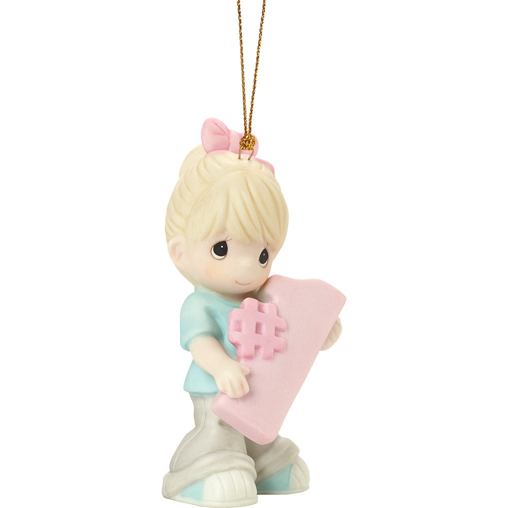 #You're Awesome Girl Ornament, Blonde