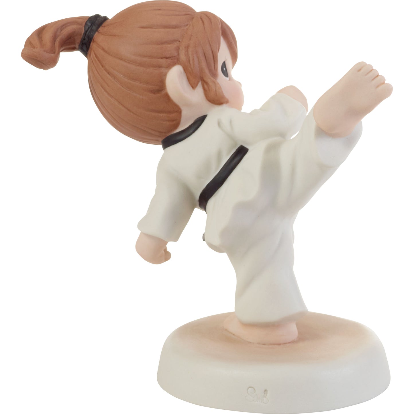 Kick Like A Girl Brunette Figurine