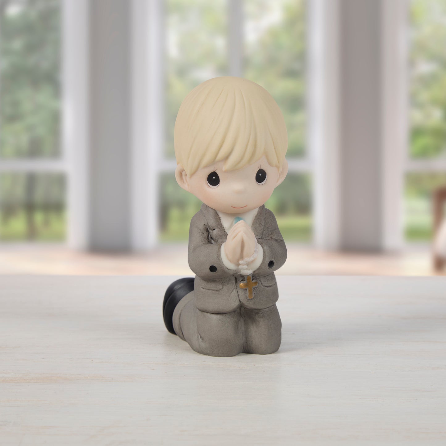 Remembrance Of My First Communion Boy Figurine, Blond