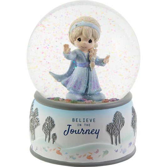 Believe In The Journey Disney Elsa Musical Snow Globe