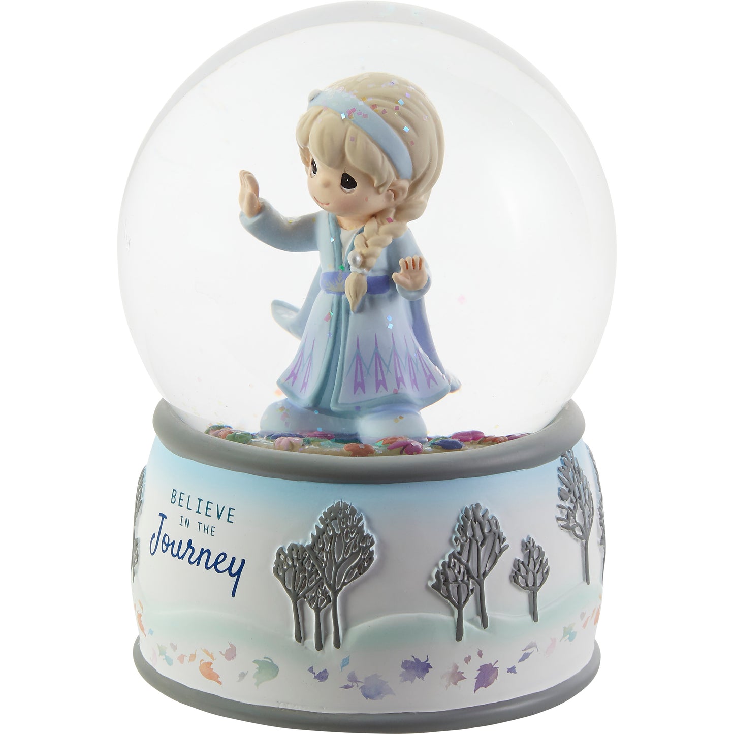 Believe In The Journey Disney Elsa Musical Snow Globe