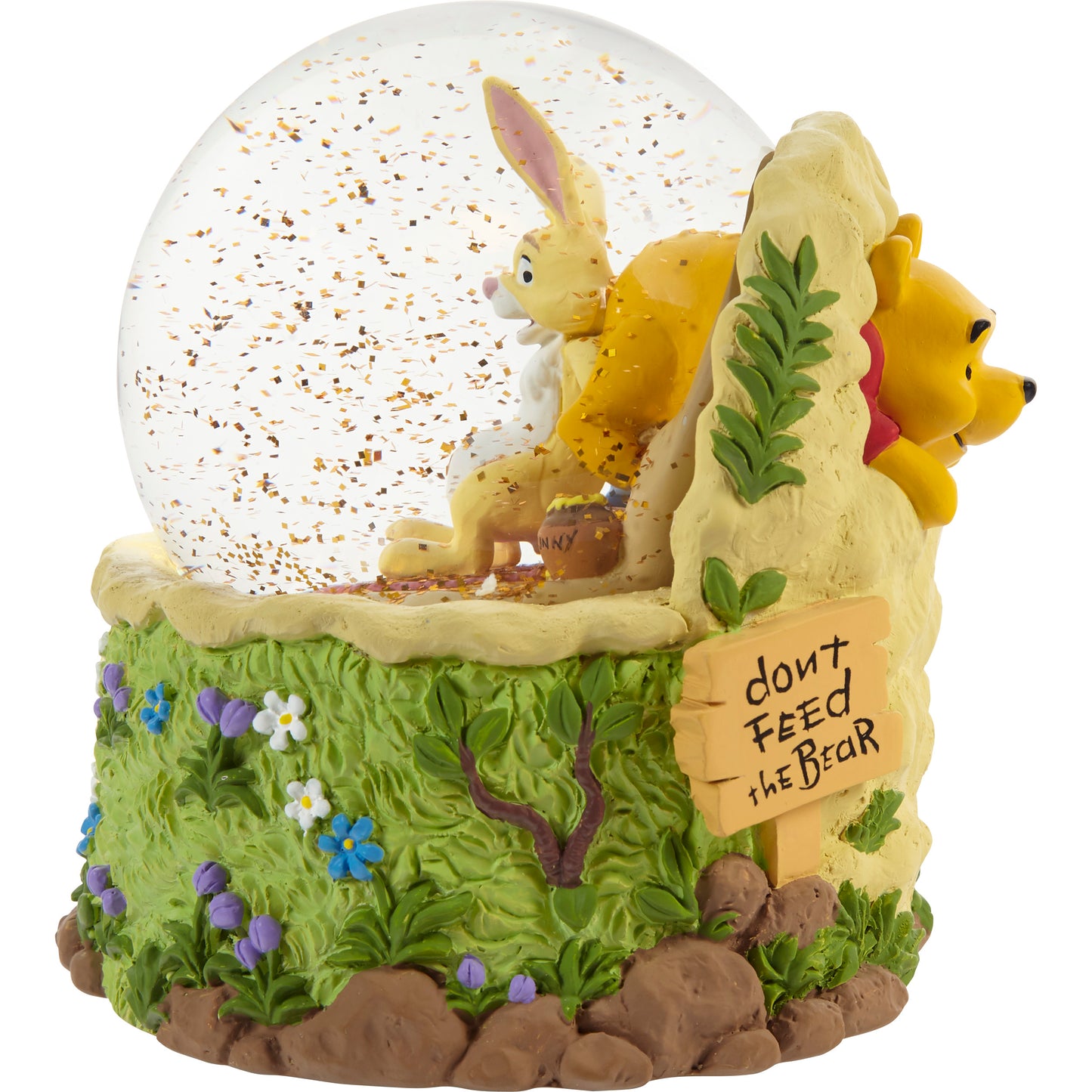 Don't Feed The Bear Winnie The Pooh Musical Snow Globe