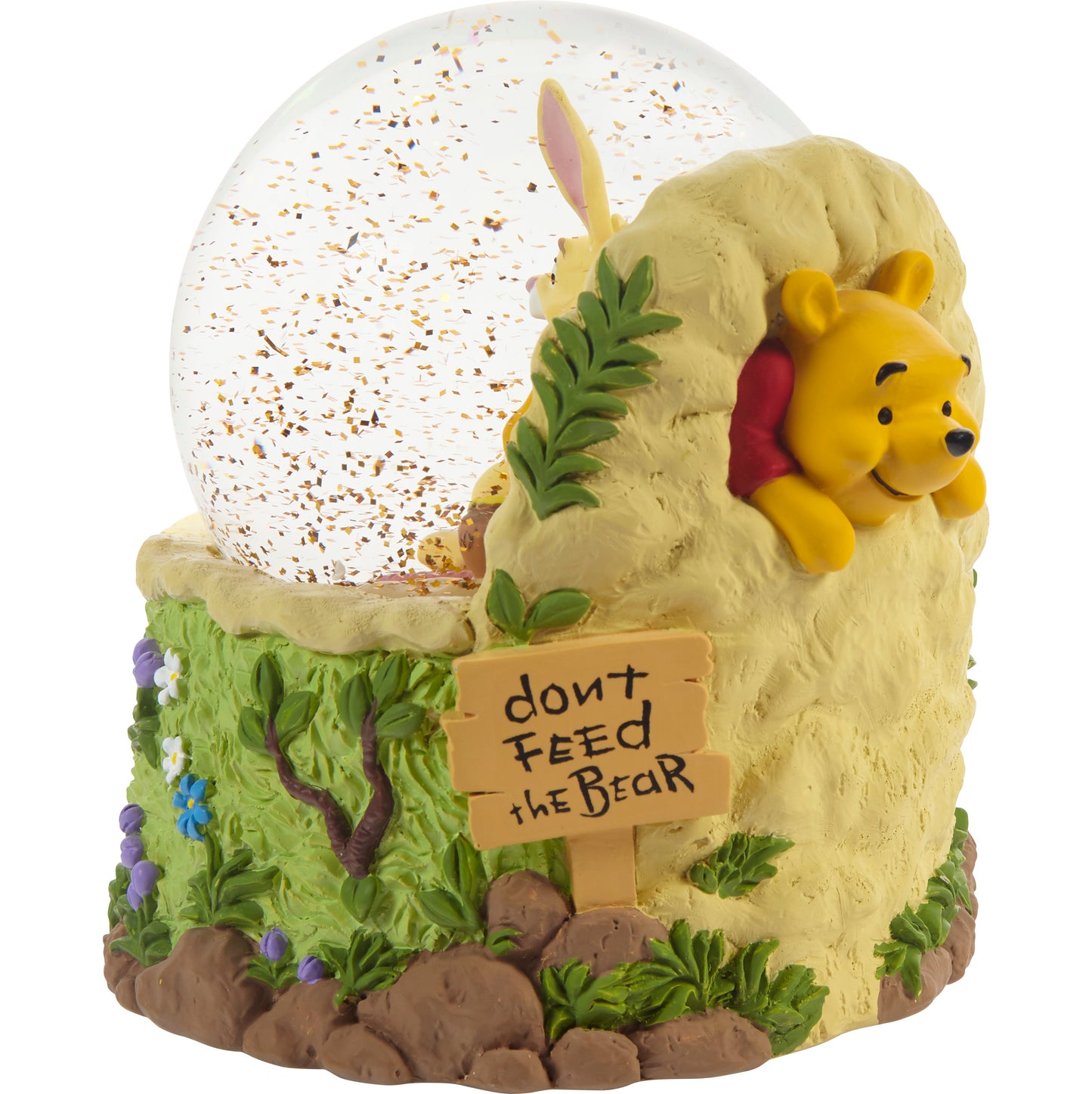 Don't Feed The Bear Winnie The Pooh Musical Snow Globe
