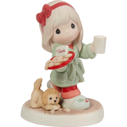 Santa's On His Way Figurine
