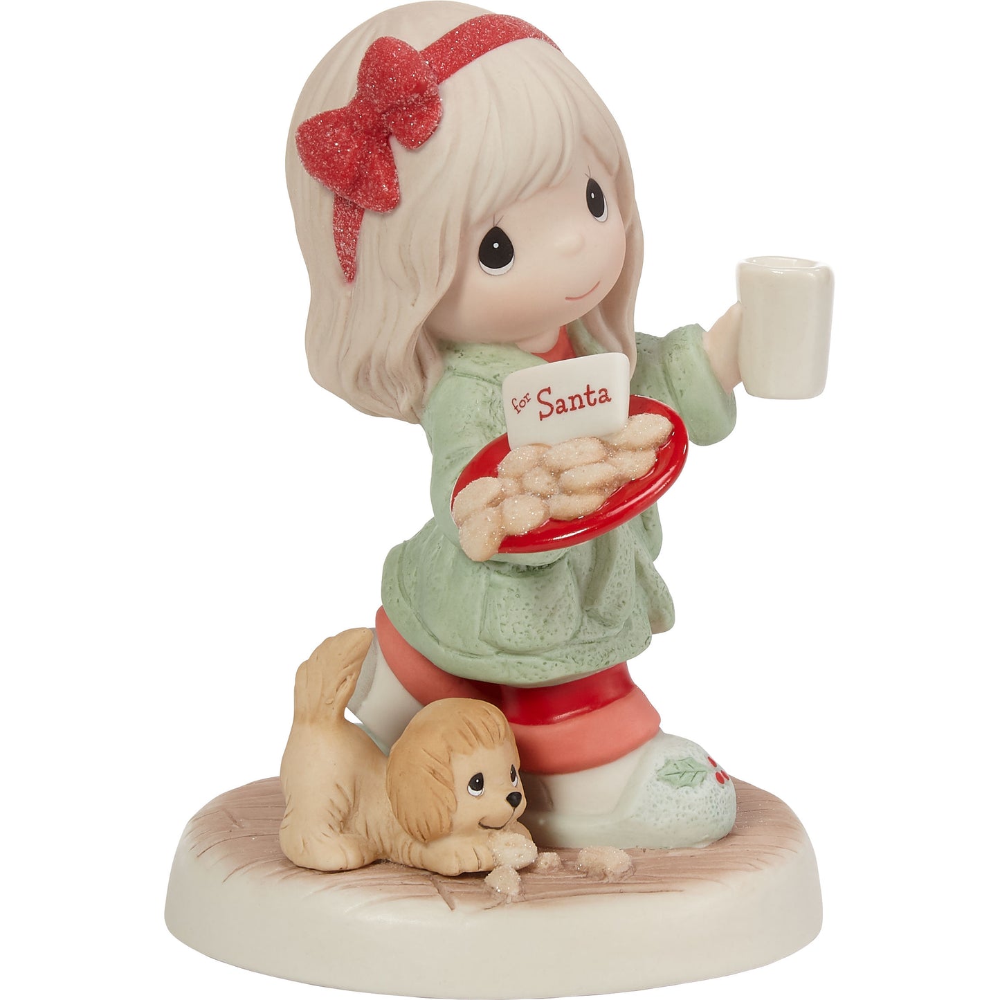 Santa's On His Way Figurine