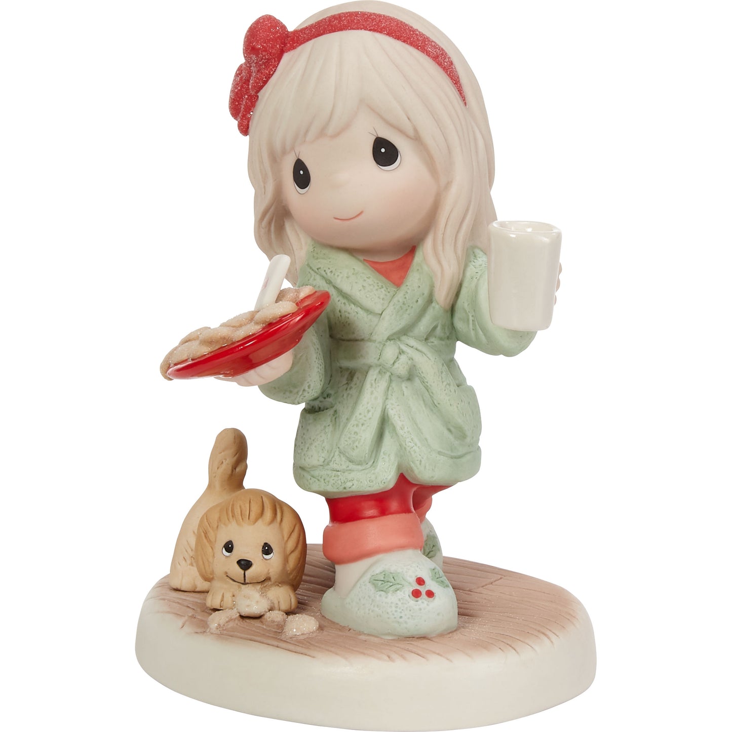 Santa's On His Way Figurine