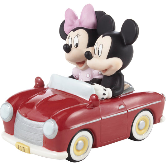 Disney You Sped Away With My Heart Mickey Mouse and Minnie Mouse Figurine
