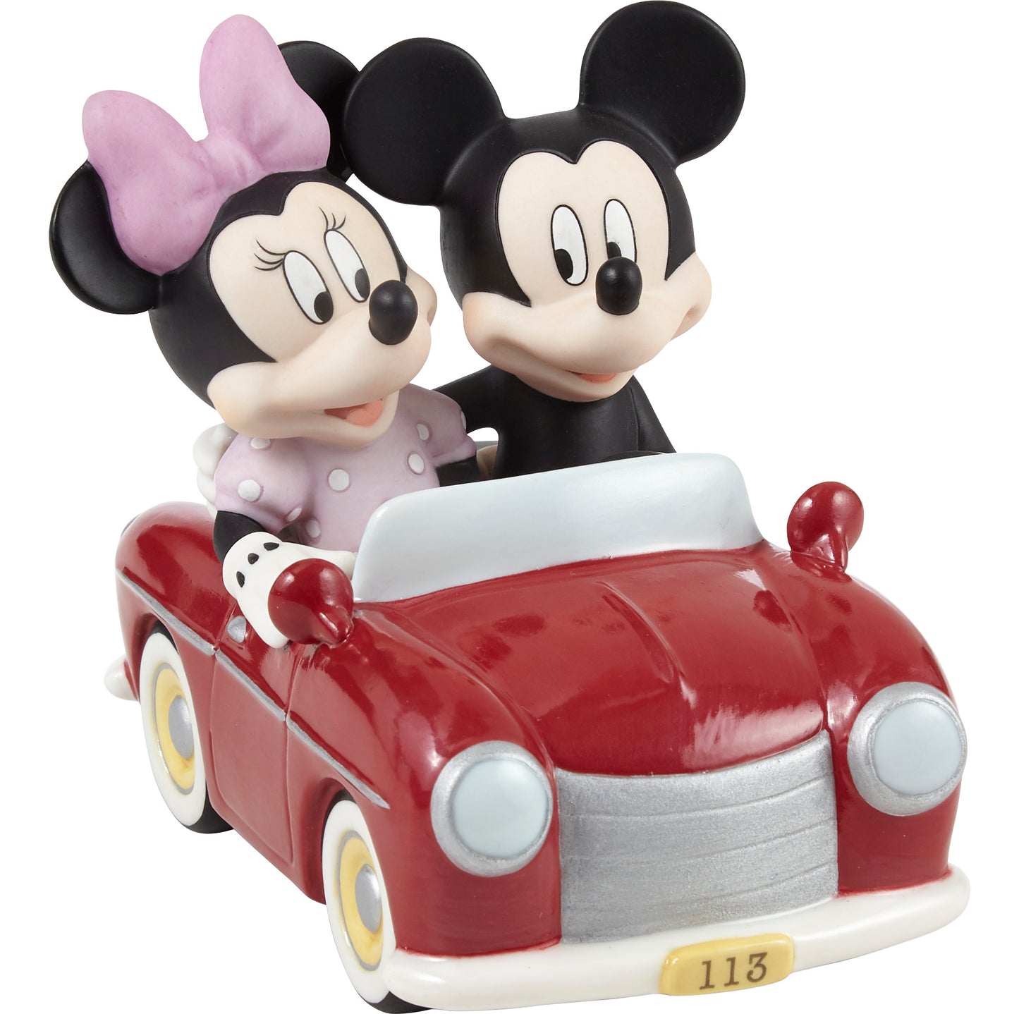 Disney You Sped Away With My Heart Mickey Mouse and Minnie Mouse Figurine